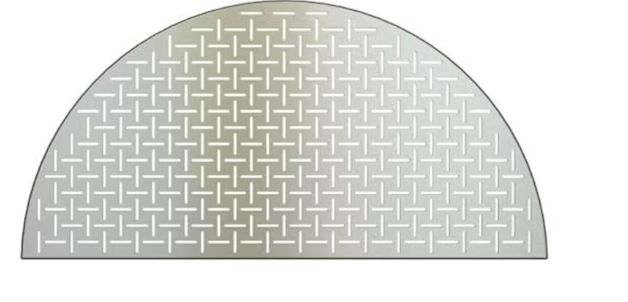 Kamado Joe Half Moon Laser Cut Stainless Steel Grate For Big Joe II & III 24-Inch Grills - BJ-HSSCGFV