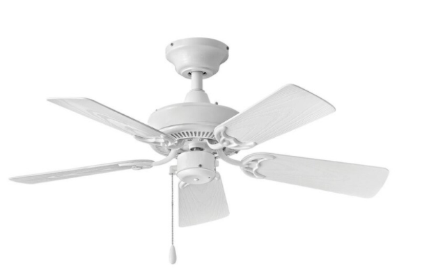 Hinkley Lighting Cabana 36-Inch Indoor / Outdoor Ceiling Fan - Appliance White - 901836FAW-NWA