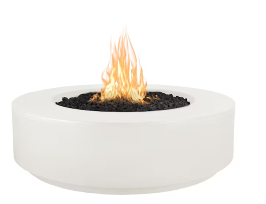 Top Fires by The Outdoor Plus Florence 42-Inch Propane Fire Pit - Limestone Concrete - Match Light (23)