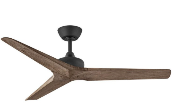 Hinkley Lighting Chisel 52 Inch Indoor / Outdoor Ceiling Fan - Matte Black - 903752FMB-NDD