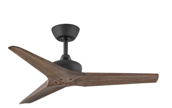 Hinkley Lighting Sculpt 80 Inch Indoor / Outdoor Ceiling Fan W/ LED Lighting - Matte Black - 903680FMB-LDD