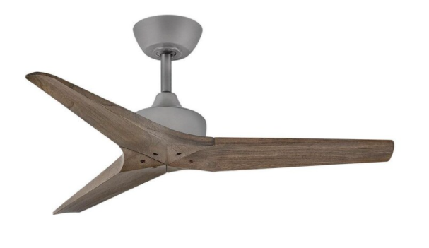 Hinkley Lighting Chisel 44 Inch Indoor / Outdoor Ceiling Fan - Graphite - 903744FGT-NDD