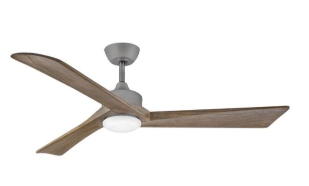 Hinkley Lighting Sculpt 60 Inch Indoor / Outdoor Ceiling Fan W/ LED Lighting - Graphite - 903660FGT-LDD
