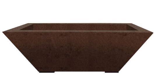 Lakeview Pelican View Pedestal 29-Inch Propane Gas Square Fire Pit Table - Cafe - SCPH-436-1LP