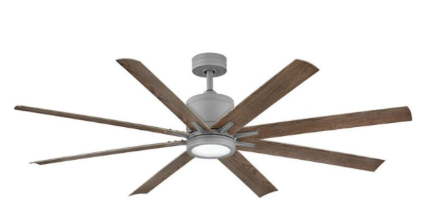Minka-Aire Simple 44-Inch 3-Blade Ceiling Fan in Silver Finish W/ Silver Blades - F786-SL