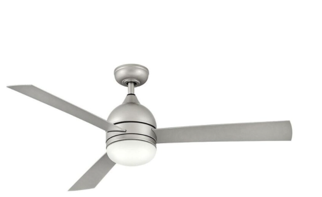 Minka-Aire Simple 52-Inch 3-Blade Ceiling Fan in Silver Finish W/ Silver Blades - F787-SL