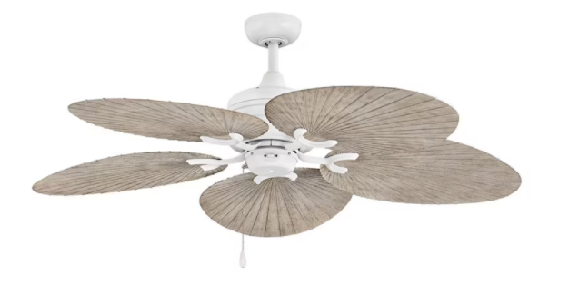 Minka-Aire Concept III 54-Inch 3-Blade LED Smart Ceiling Fan in Brushed Nickel Wet Finish W/ Silver Blades & Etched Opal Glass - F467L-BNW