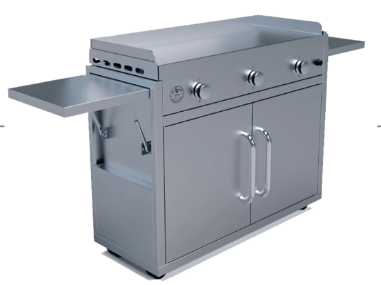 The Big Texan Freestanding Gas Griddle - GFE105 CK