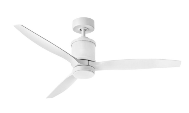 Minka-Aire Concept I Wet 58-Inch 3-Blade Ceiling Fan in Brushed Nickel Wet Finish W/ Silver Blades & White Opal Glass - F477L-BNW