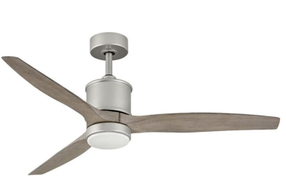 Hinkley Lighting Hover 52-Inch LED Indoor / Outdoor Ceiling Fan - Brushed Nickel - 900752FBN-LWD