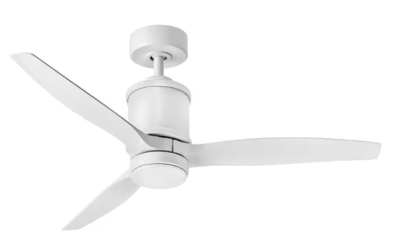 Minka-Aire Windmolen 65-Inch 12-Blade LED Ceiling Fan in Oil Rubbed Bronze Finish W/ Seasoned Wood Finish Blades & Etched Lens - F870L-ORB