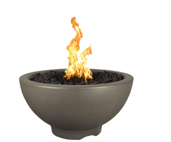 Top Fires by The Outdoor Plus Sonoma 38-Inch Propane Fire Pit - Ash Concrete - Match Light (77)