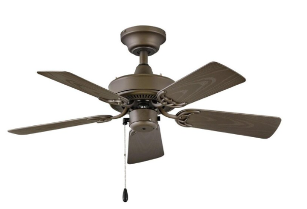 Minka-Aire Traditional Concept 52-Inch 3-Blade LED Ceiling Fan in Oil Rubbed Bronze Finish W/ Medium Maple Blades & Tinted Opal Glass - F594L-ORB