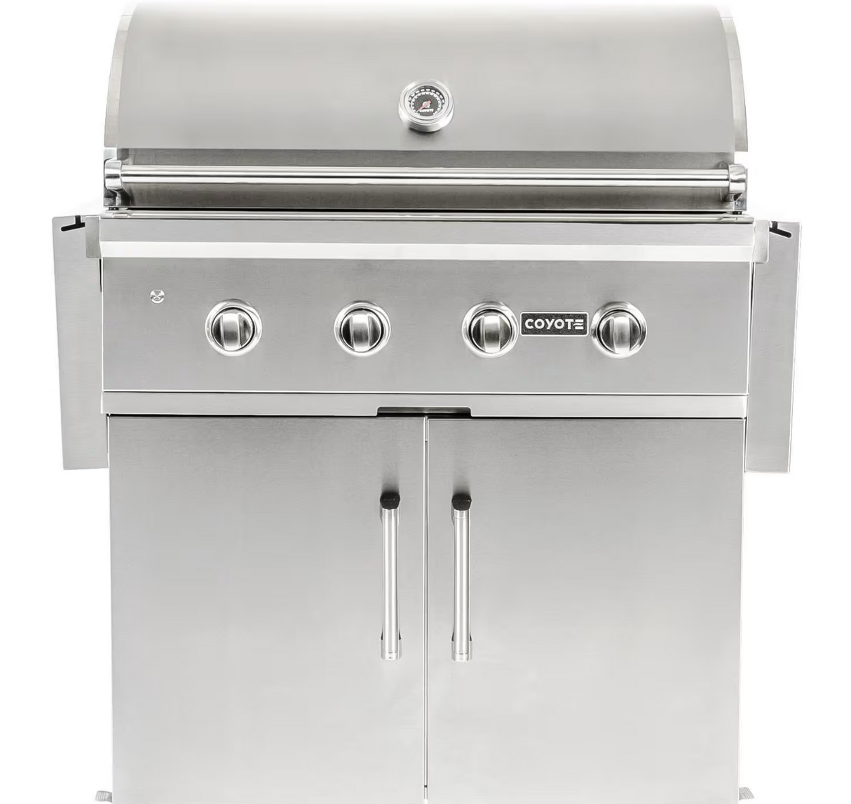 Coyote C-Series 36-Inch 4-Burner Freestanding Propane Gas Grill - C2C36LP + C1S36CT