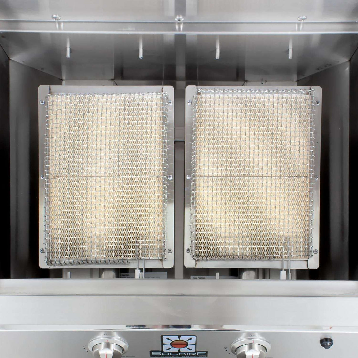 Solaire 30 Inch Built-In All Infrared Propane Gas Grill - SOL-IRBQ-30IR-LP open 1