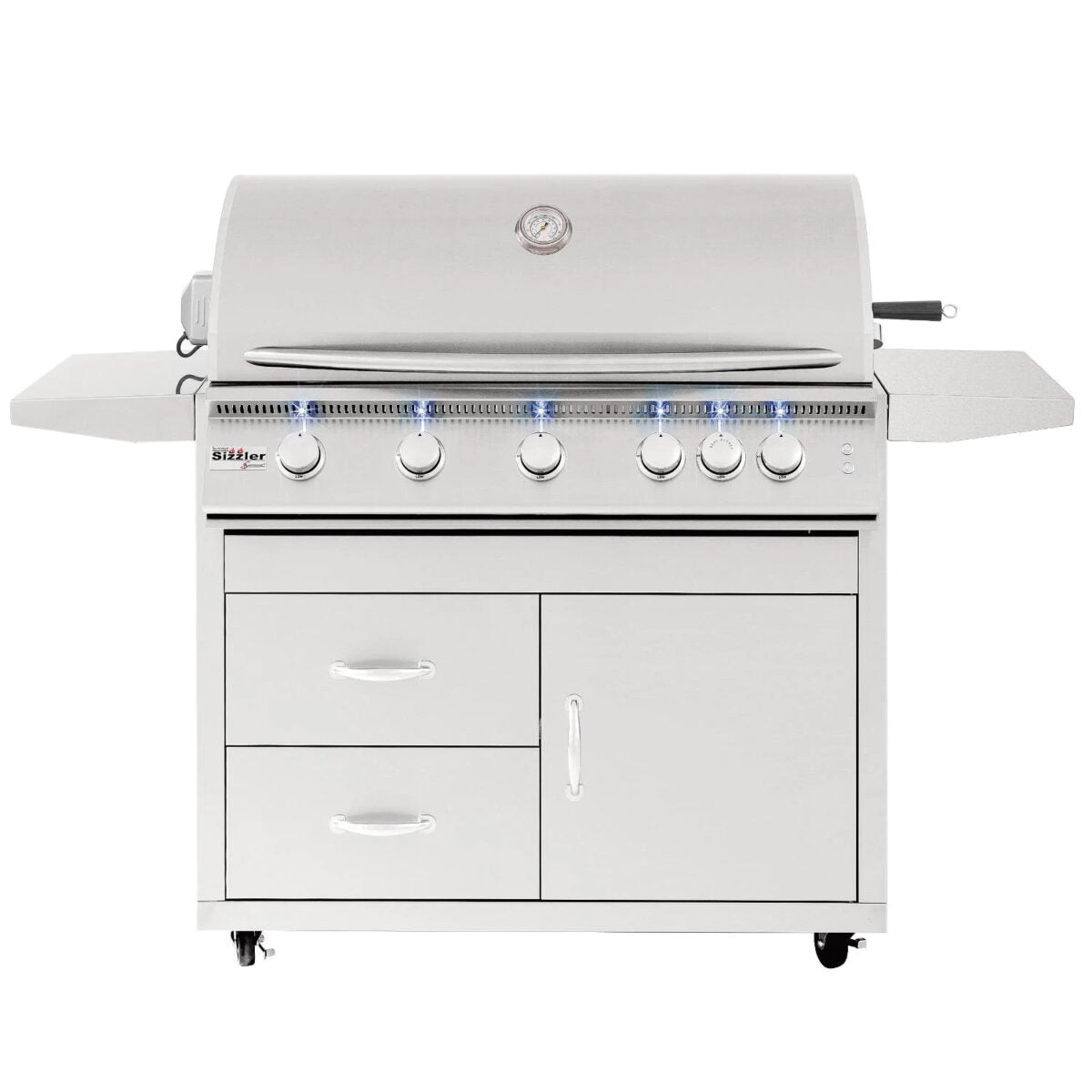 SummersetSummerset Sizzler Pro 40-Inch 5-Burner Propane Gas Grill With Rear Infrared Burner - SIZPRO40-LPSizzler-Pro-40-Inch-5-Burner-Gas-Grill-With-Rear-Infrared-Burner-1200x1200