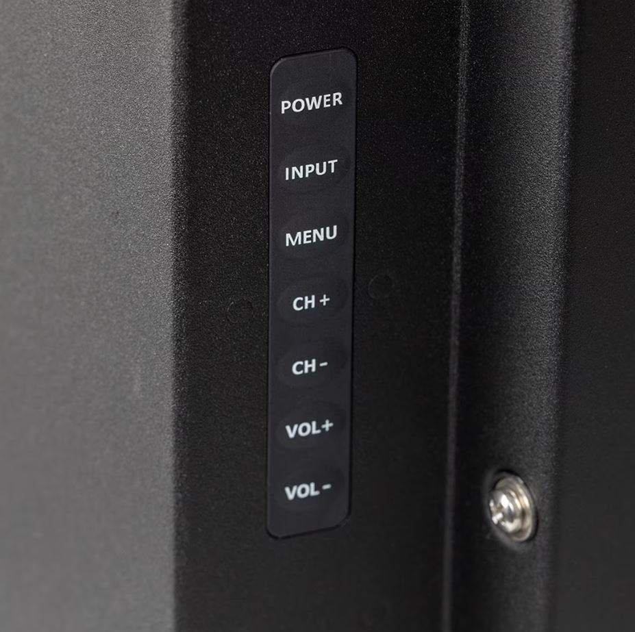 SunBriteTV Pro 2 Series 55 inch Full Sun 4K LED HDR Outdoor TV - Black - SB-P2-55-4K-BL buttons