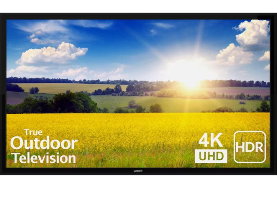 SunBriteTV Pro 2 Series 55 inch Full Sun 4K LED HDR Outdoor TV - Black - SB-P2-55-4K-BL front
