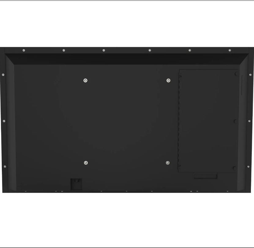 SunBriteTV Veranda Series 55 inch Full Shade 4K LED HDR Outdoor TV - Black - SB-V-55-4KHDR-BL back