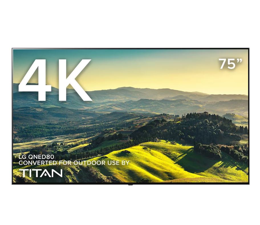 Titan QNED80 Series 75 inch Full Sun 4K LED Outdoor TV - LG-Q80-075