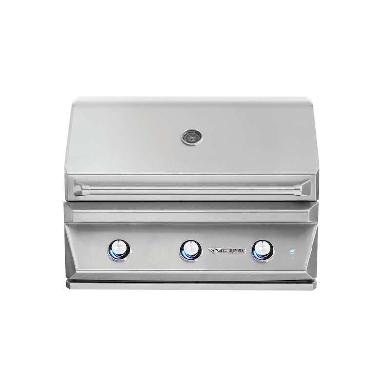 Twin Eagles 36-Inch 3-Burner Built-In Propane Gas Grill - TEBQ36G-CL
