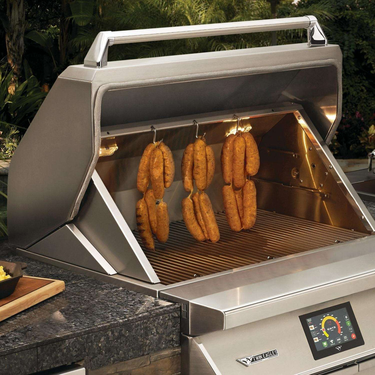 Twin Eagles Wi-Fi Controlled 36-Inch Built-In Stainless Steel Pellet Grill and Smoker - TEPG36G