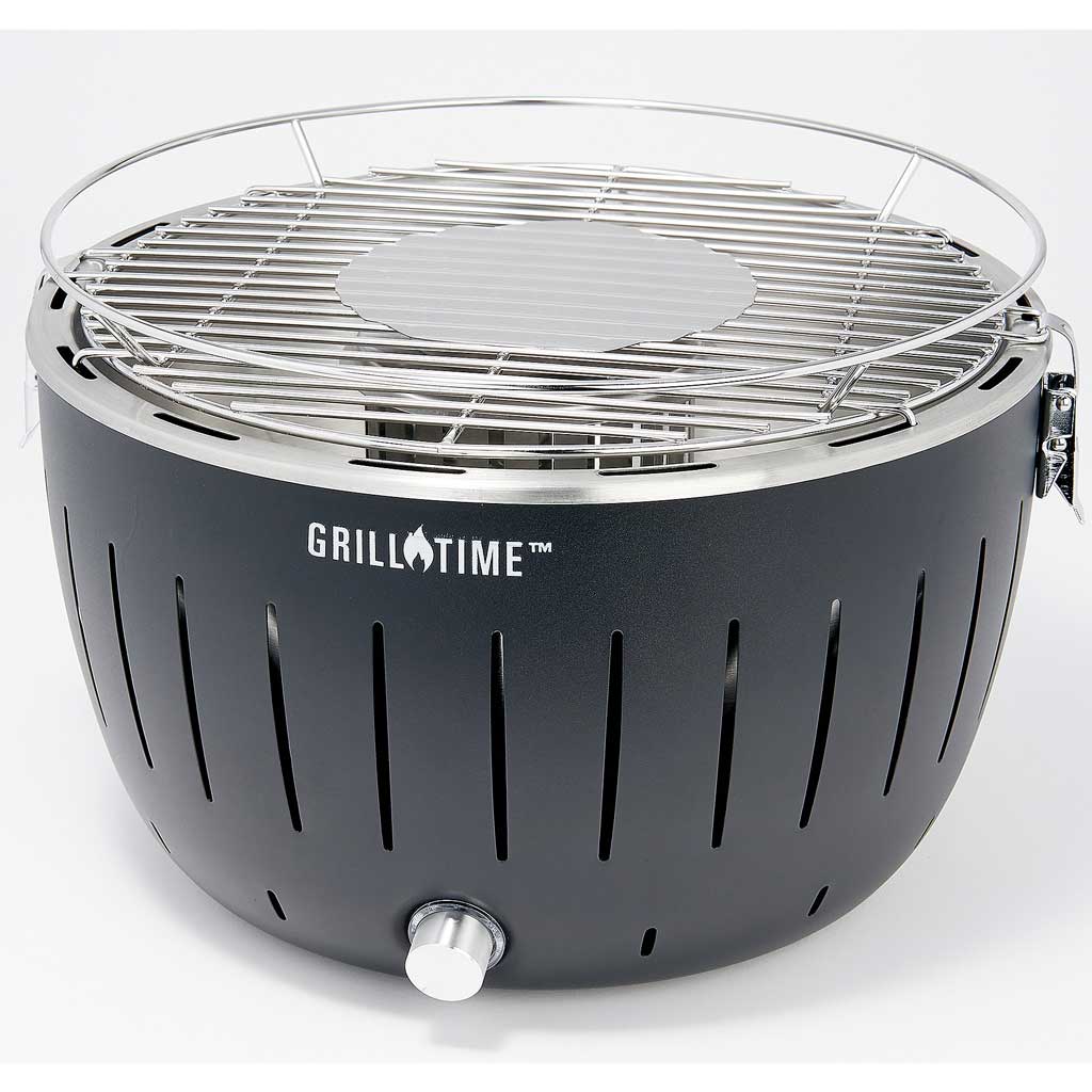 Grill Time Tailgater GT Portable Charcoal Grill Starter Pack - Gray - UPG-G-13