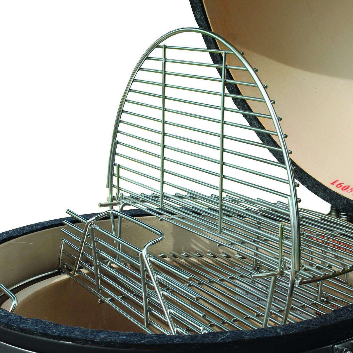 Vision Professional C-Series Ceramic Kamado Grill - Black - C-4C1F1-H open grill