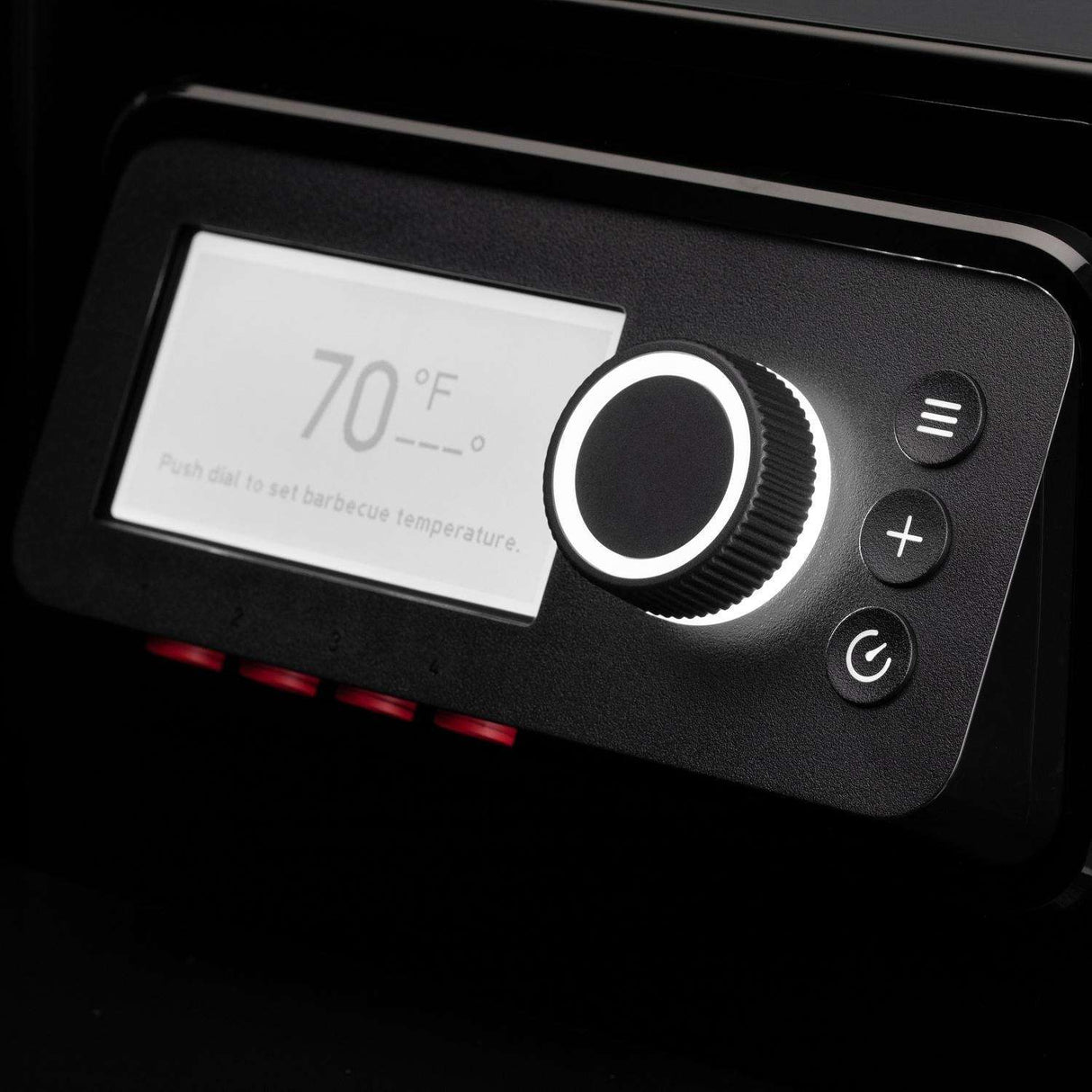 Weber SmokeFire Sear+ ELX4 24-Inch Wood Fired Pellet Grill - 22722001 control