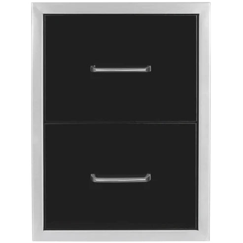 Wildfire-16-Wildfire 16 X 22 Double Access Drawer - WF-DDW1622-BSSx-22-Outdoor-Double-Drawer