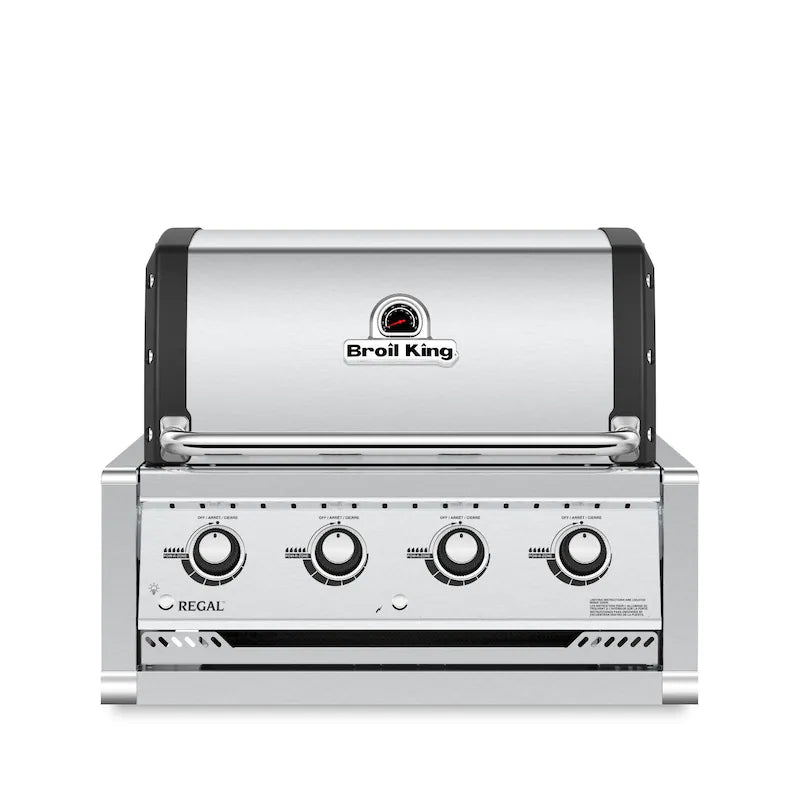 Broil King Regal S420 4-Burner Built-In Propane Gas Grill - Stainless Steel - 885714