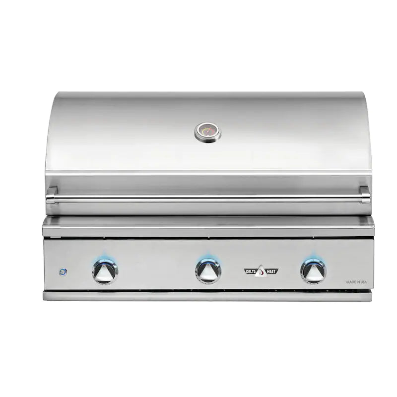 Delta Heat 38-Inch 3-Burner Built-In Natural Gas Grill - DHBQ38G-DN