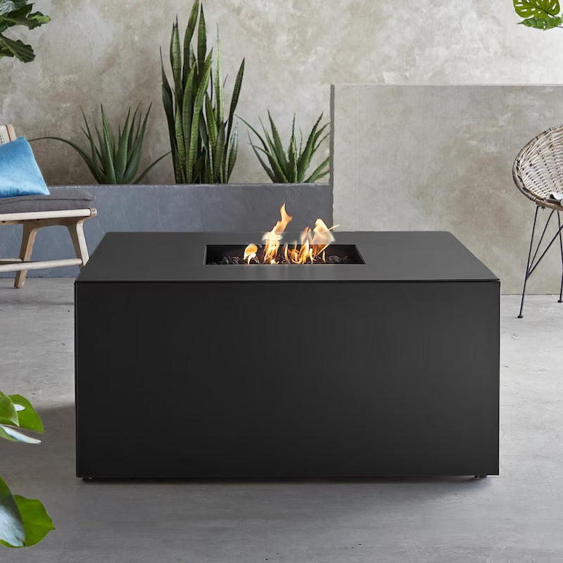 Lakeview Covewood 42-inch Square Propane Fire Table - Charcoal - SC2040LP-CHRC (1)