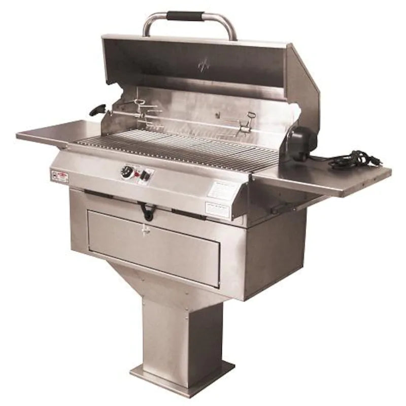 Electri-Chef Ruby 32-Inch Pedestal-Base 5280 Watt Electric Grill - 4400-EC-448-PB-S-32