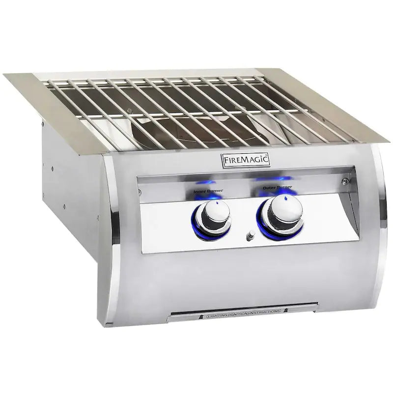 Fire Magic Echelon Diamond Built-In Propane Gas Power Burner With Stainless Steel Grid - 19-5B1P-0