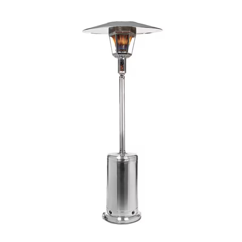 RADtec Allure Series 40,000 BTU Propane Gas Real Flame Heater - Stainless Steel - RF-SS (1)