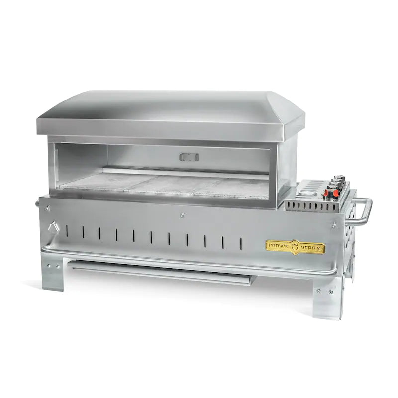 Crown Verity 36-Inch Table Top Natural Gas Pizza Oven - CV-PZ36-TT-NG