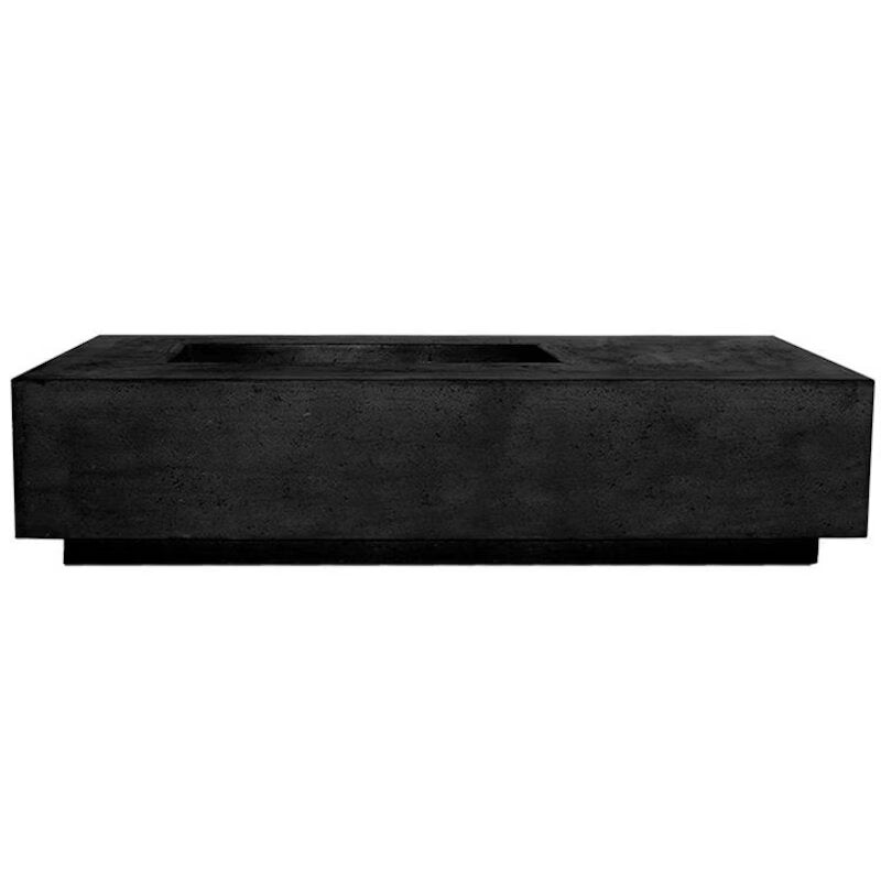 Lakeview Cascata Bay 5 80-Inch Natural Gas Rectangular Fire Pit Table - Ebony - SCPH-409-2NG (2)