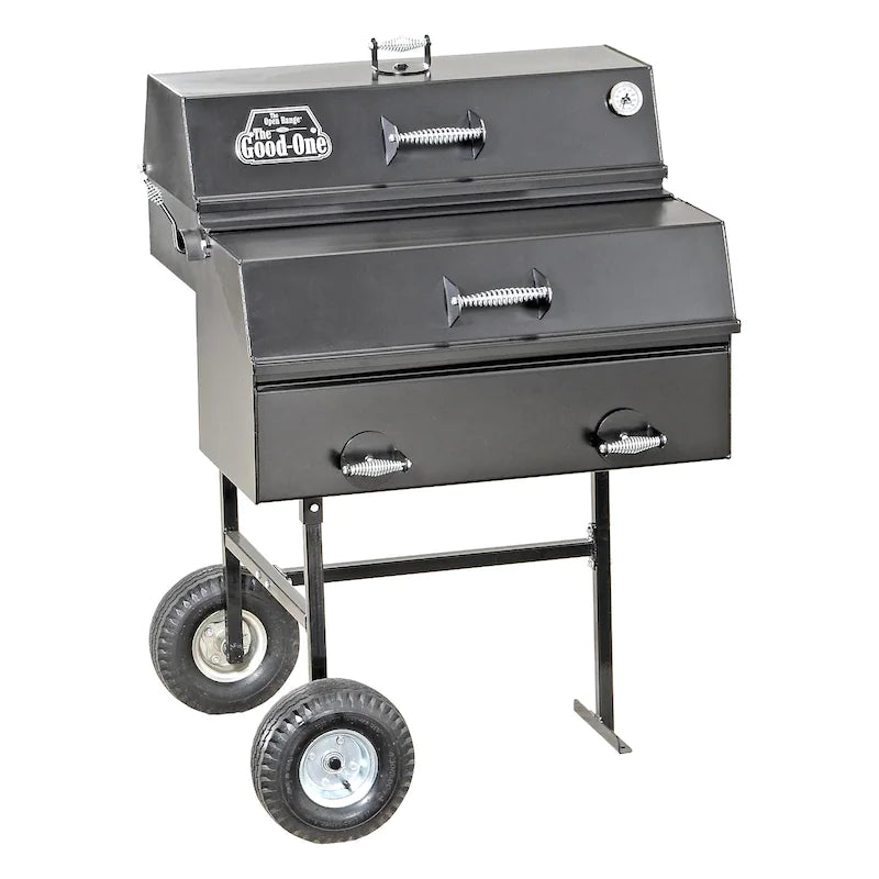 The Good-One Open Range Gen III 36-Inch Freestanding Charcoal Smoker - 06300AOH