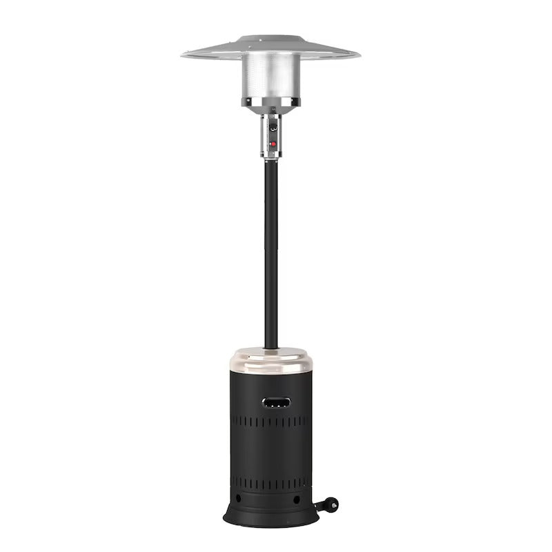 Fire Sense Performance Series 46,000 BTU Propane Gas Patio Heater - Onyx & Stainless Steel - 63716 (1)