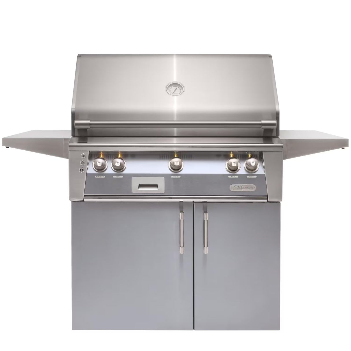 Alfresco ALXE 36-Inch Freestanding Natural Gas Grill with Sear Zone and Rotisserie in Signal Gray - ALXE-36SZC-NG-S7004