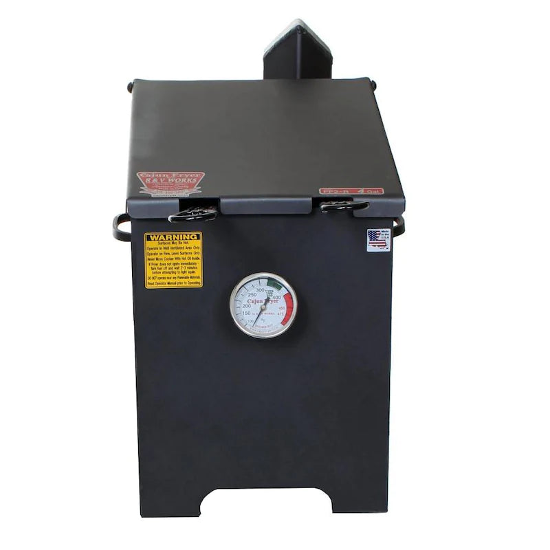 Cajun Fryer 4 Gallon Propane Gas Deep Fryer With 2 Baskets