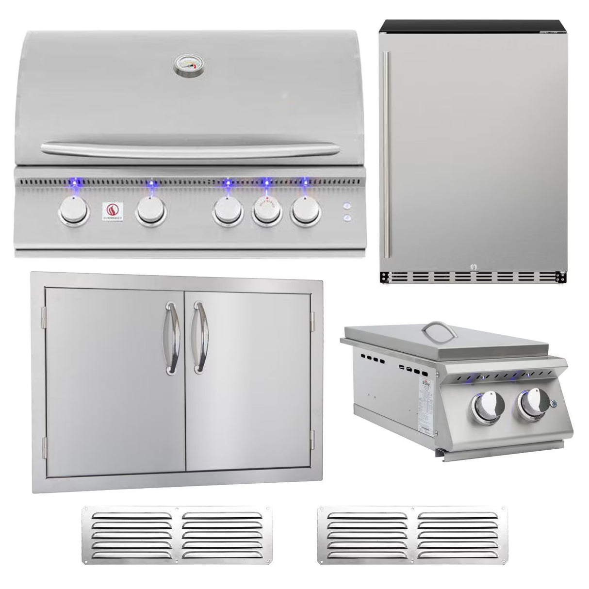 Summerset Sizzler 6-Piece 32-Inch Propane Outdoor Kitchen Package - SIZ32-LP-6PC-PROMO (1) (1)