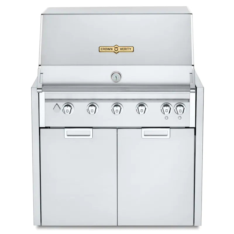 Crown Verity Infinite Series 36-Inch Modular Propane Gas Grill W/ Lights - Bulk Tank - IGM36-SIBULK-LT