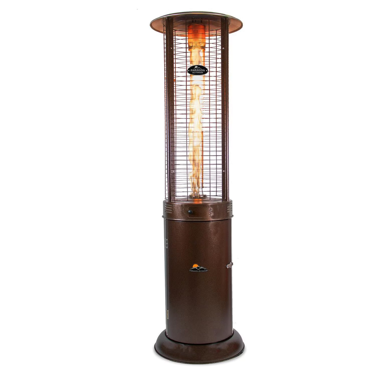 Paragon Outdoor Vulcan 44,000 BTU Propane Gas Flame Tower Heater - Hammered Bronze - OH-BZ32-7M (1)