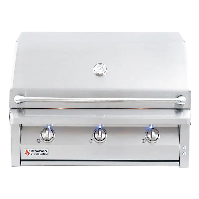 American Renaissance Grill by RCS 36-Inch 3-Burner Built-In Natural Gas Grill - ARG36