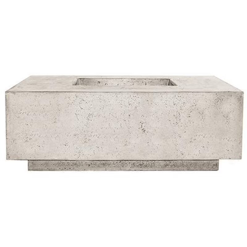 Lakeview Cascata Bay 3 48-Inch Natural Gas Rectangular Fire Pit Table - Natural - SCPH-407-3NG