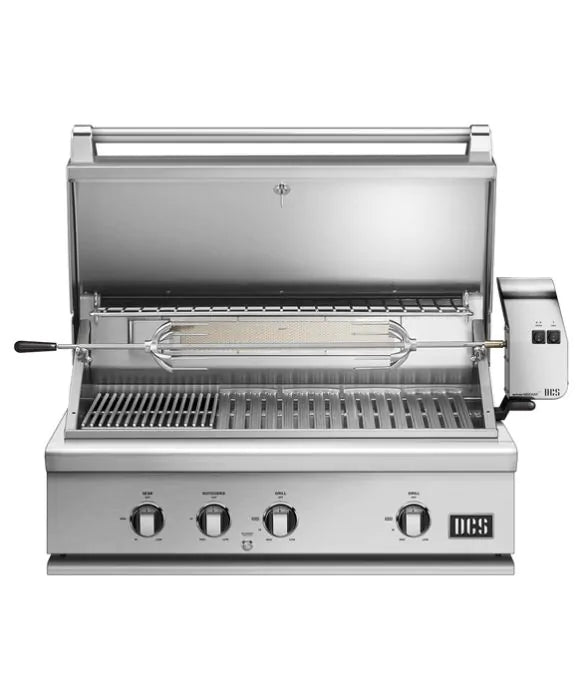 DCS Series 7 36-Inch Built-In Gas Grill With Infrared Sear Burner- NG- BH1-36RI-N