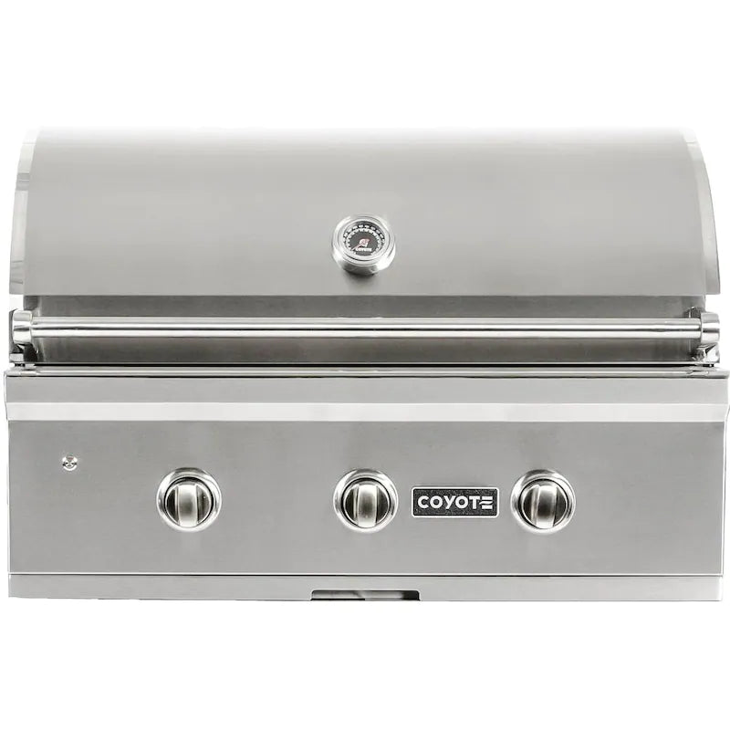 Coyote C-Series 34-Inch 3-Burner Built-In Propane Gas Grill - C2C34LP