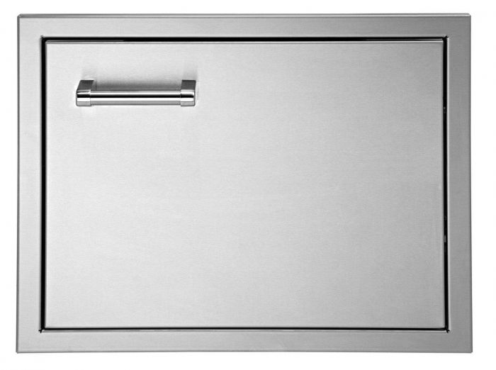 Delta Heat 22-Inch Left Hinged Stainless Steel Single Access Door - Horizontal - DHAD22L-C